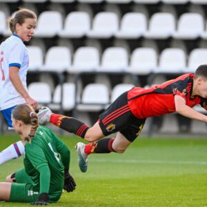 UEFA WOMEN'S UNDER-19 QUALIFYING FAROE ISLANDS VS BELGIUM